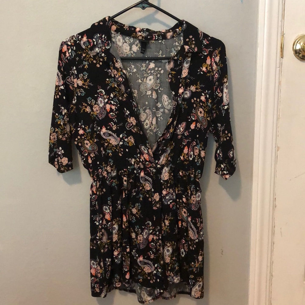 a floral dress size large 10/12 CHILD
